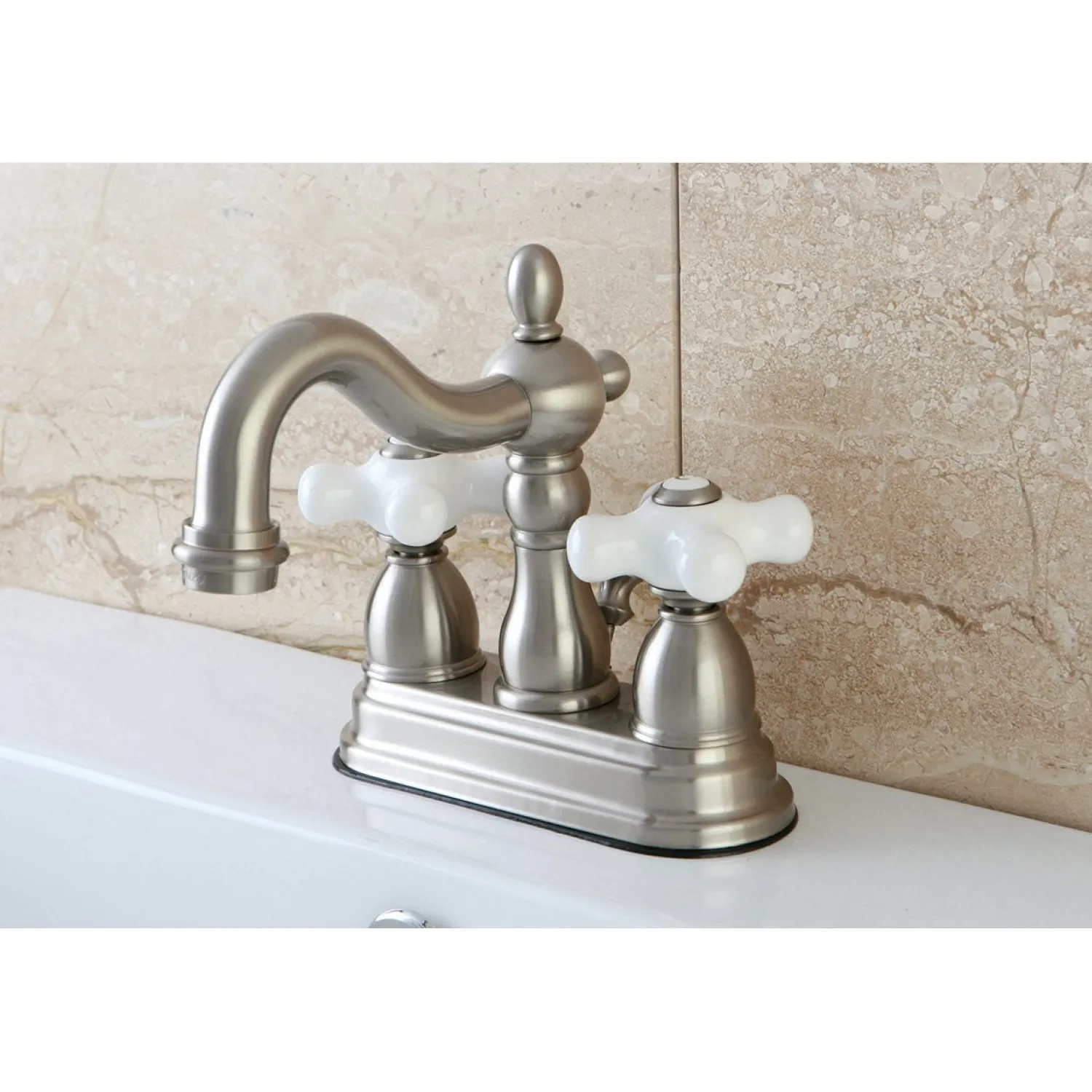 Sale Heritage 4" Centerset 3-Hole Bathroom Faucet 4" Center Set