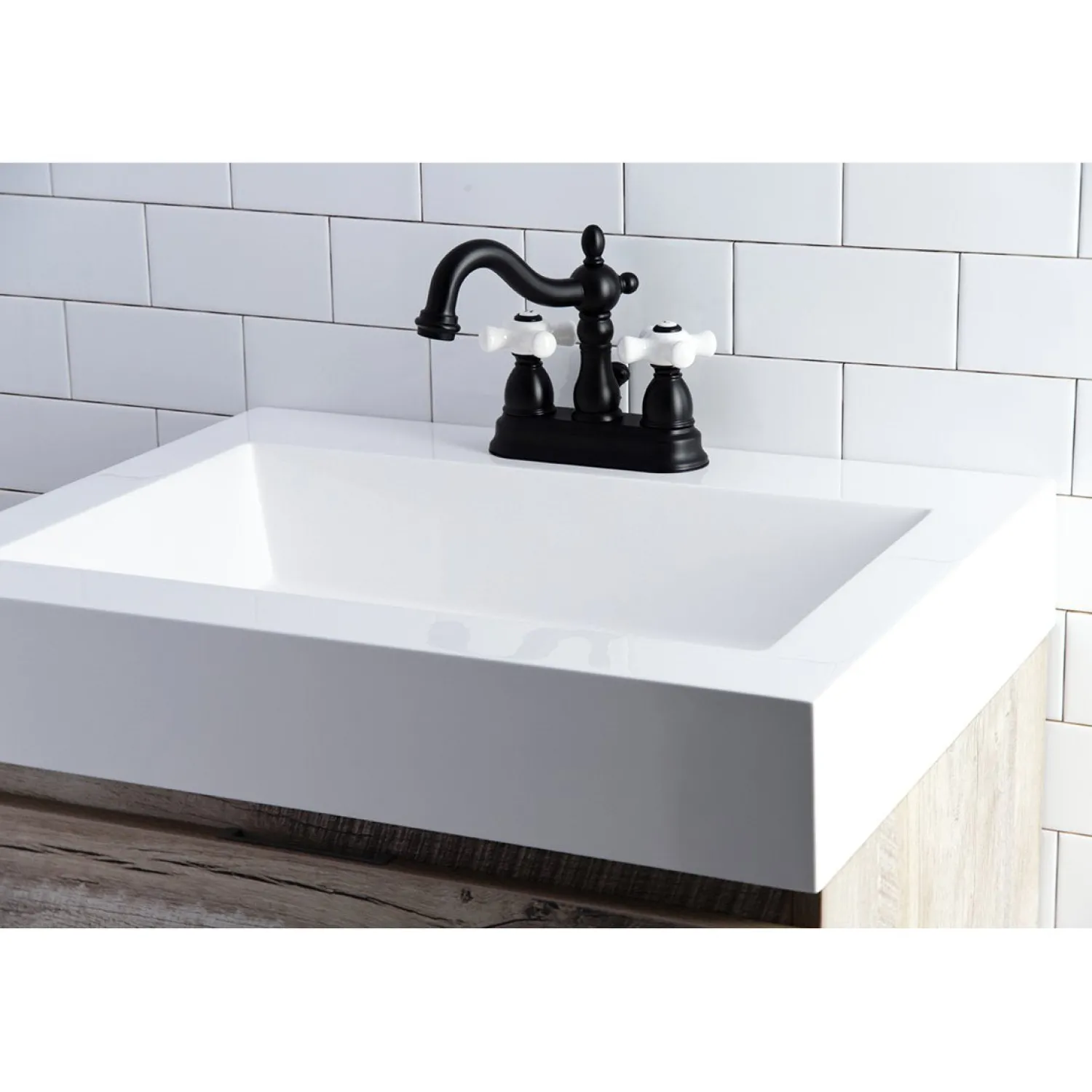 Sale Heritage 4" Centerset 3-Hole Bathroom Faucet 4" Center Set