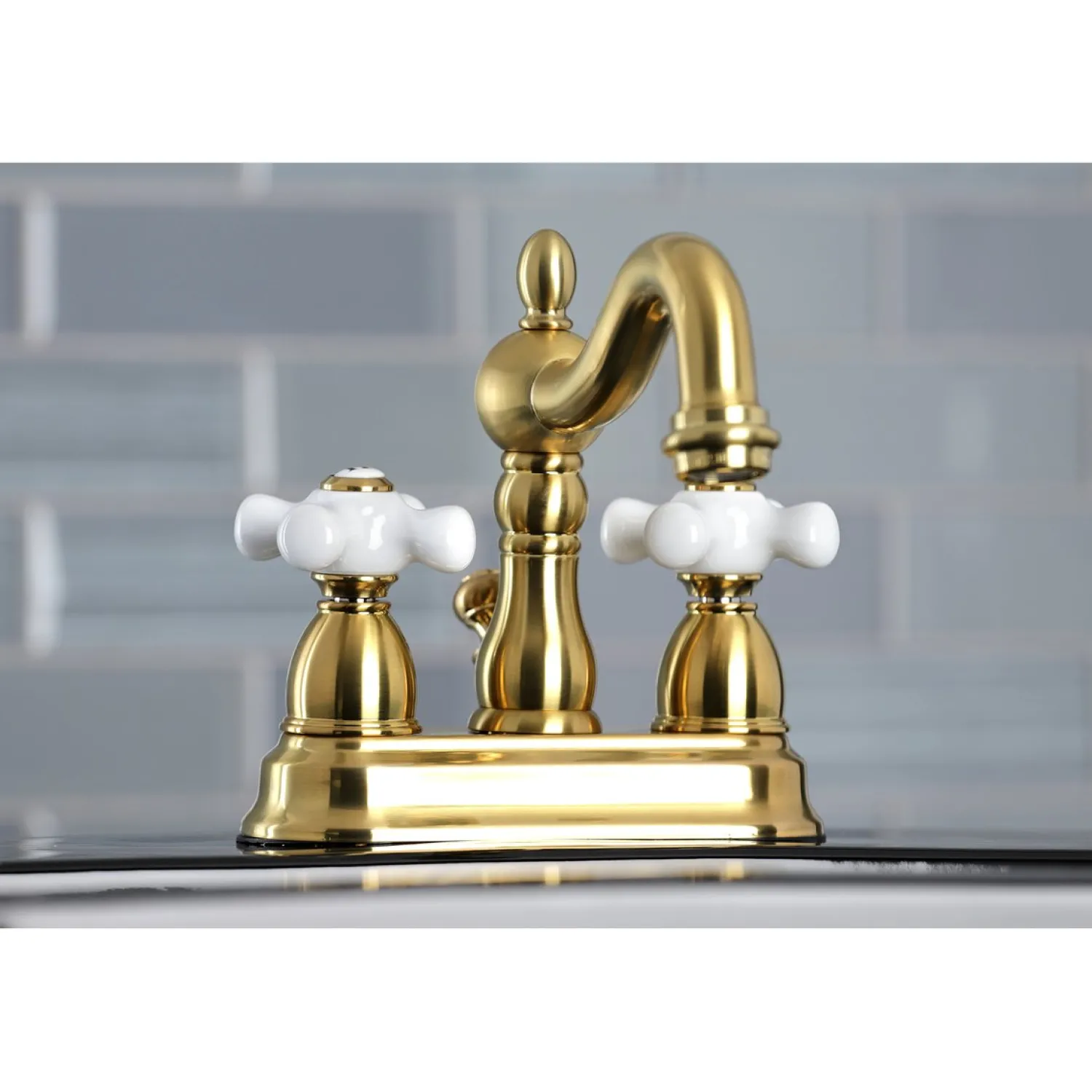 Sale Heritage 4" Centerset 3-Hole Bathroom Faucet 4" Center Set
