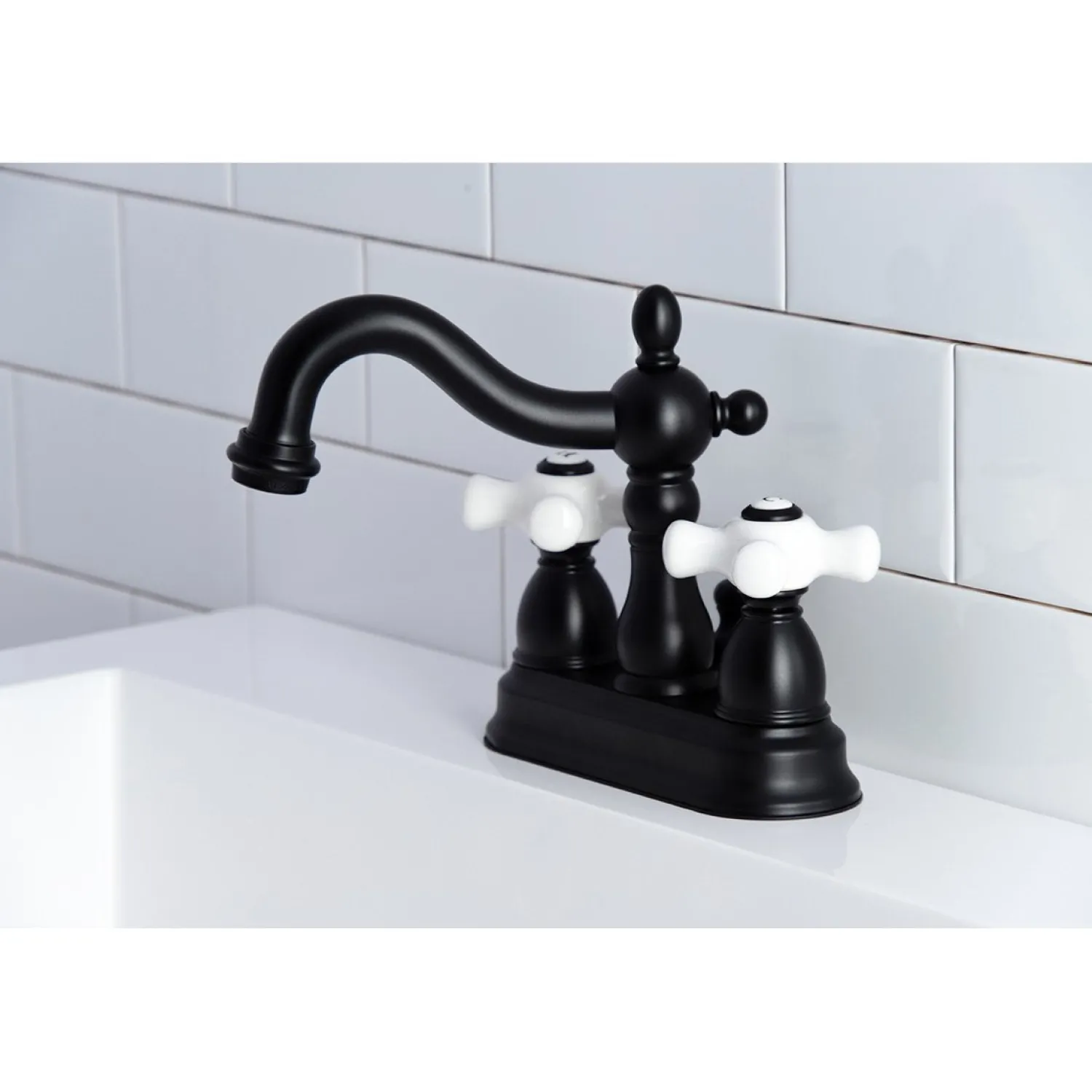 Sale Heritage 4" Centerset 3-Hole Bathroom Faucet 4" Center Set