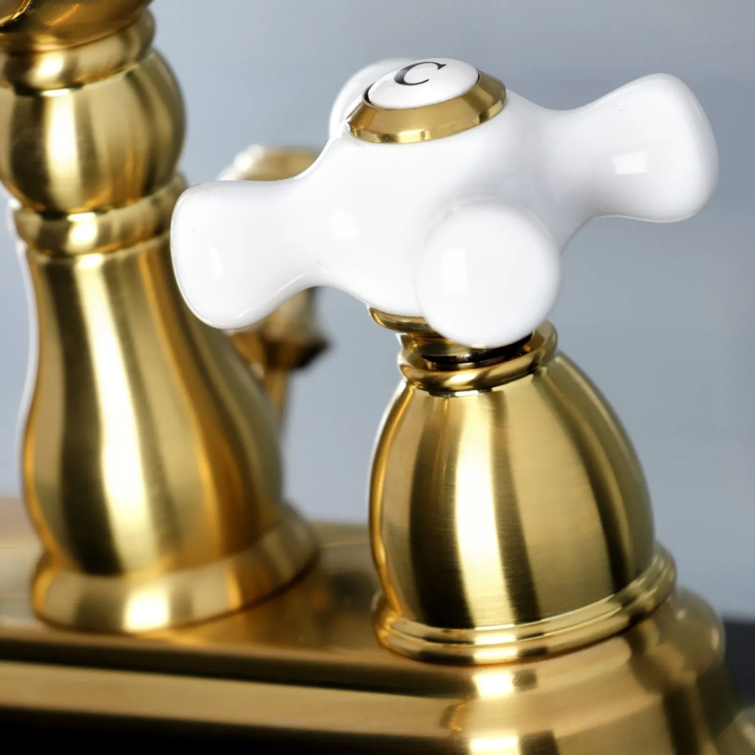 Sale Heritage 4" Centerset 3-Hole Bathroom Faucet 4" Center Set
