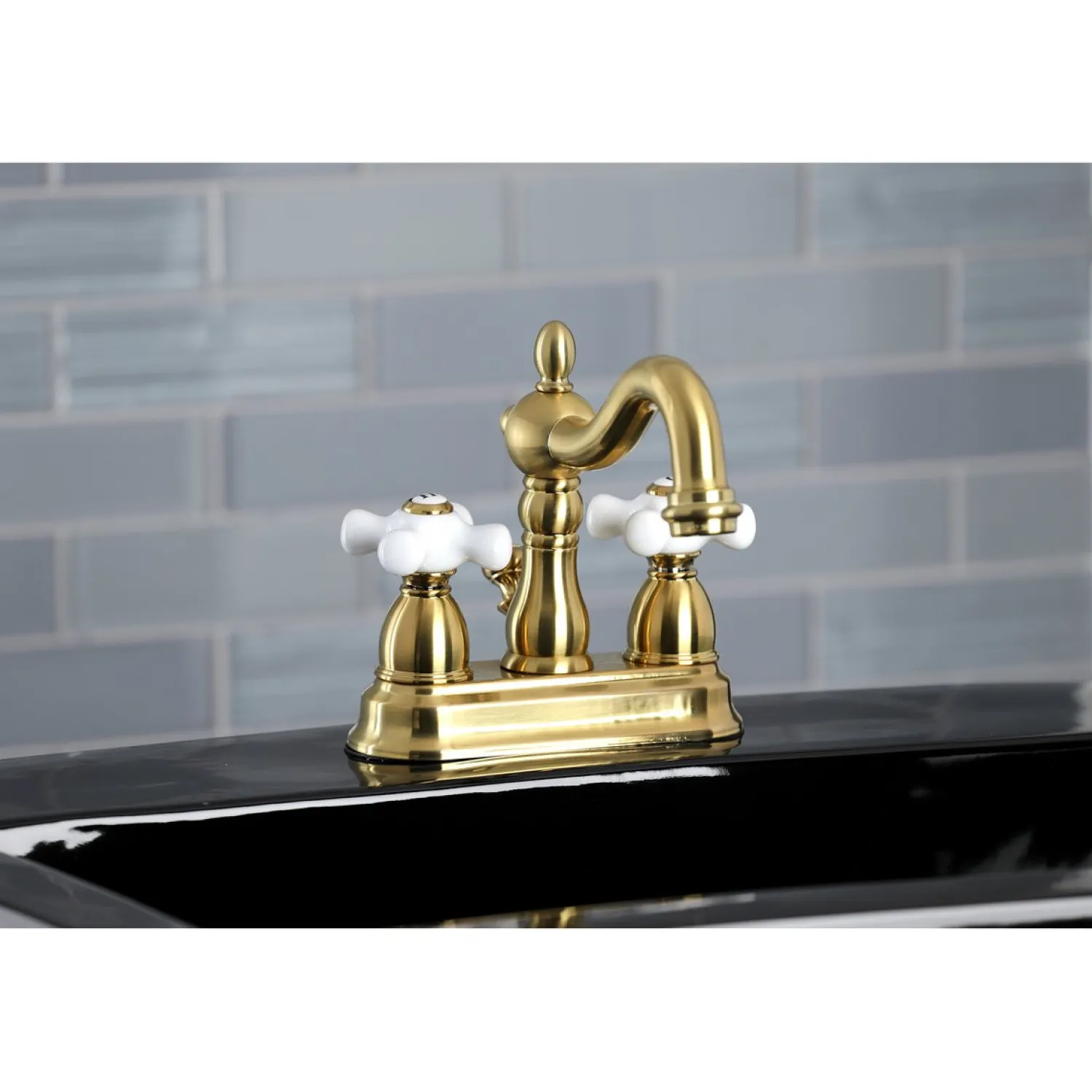 Sale Heritage 4" Centerset 3-Hole Bathroom Faucet 4" Center Set