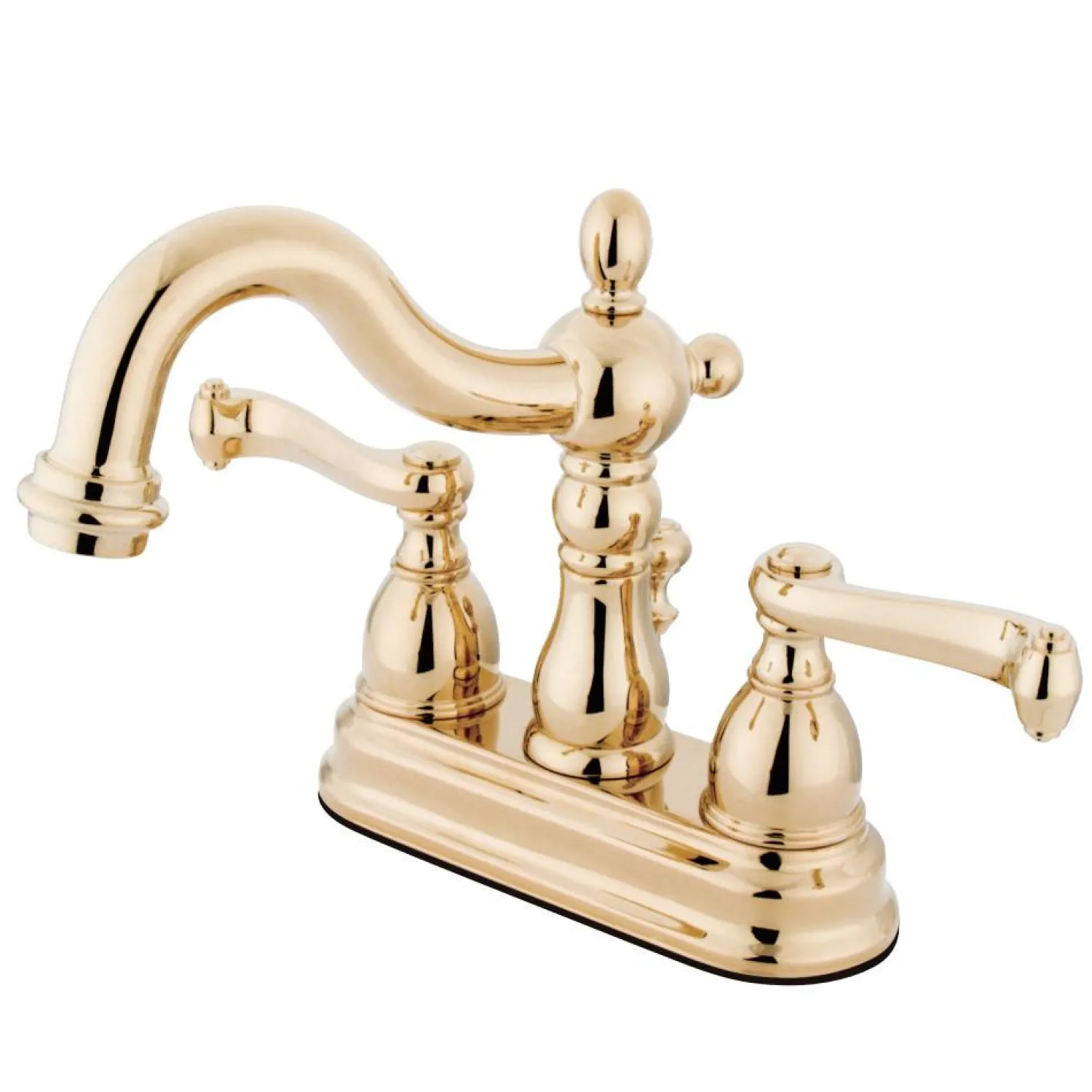 Hot Heritage 4" Centerset Deck Mount 3-Hole Bathroom Faucet 4" Center Set