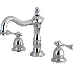 Online Heritage Classic Two Handle 8" to 14" Widespread Lavatory Faucet with Brass Pop-up 8" Widespread