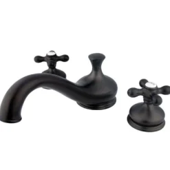Sale Heritage Classic Three Hole Two Handle Roman Tub Filler Tub Faucets