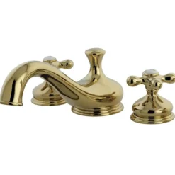 Sale Heritage Classic Three Hole Two Handle Roman Tub Filler Tub Faucets