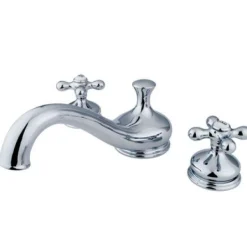 Sale Heritage Classic Three Hole Two Handle Roman Tub Filler Tub Faucets