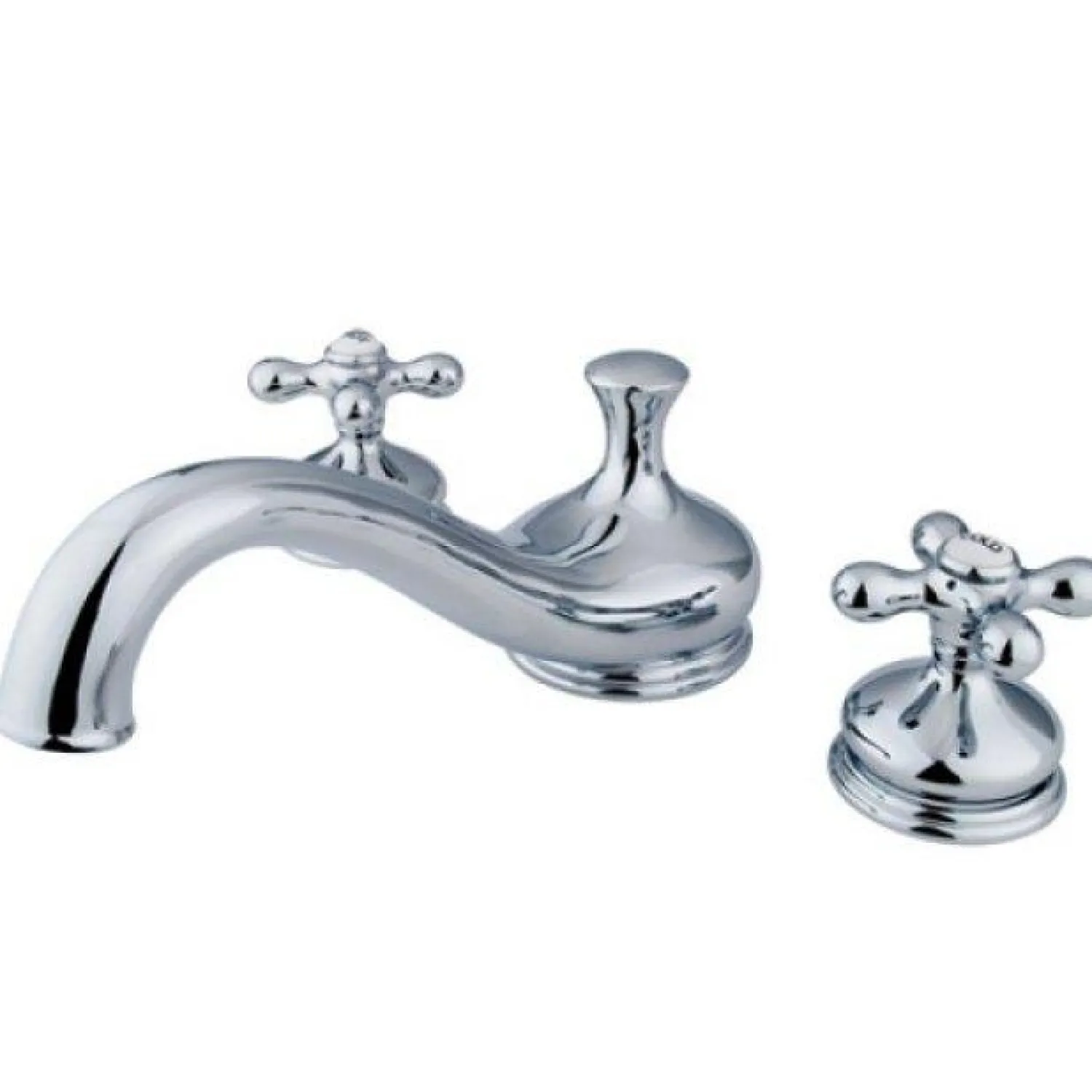 Sale Heritage Classic Three Hole Two Handle Roman Tub Filler Tub Faucets