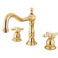 Discount Heritage Cross-Handle 8-Inch Widespread Bathroom Faucet 8