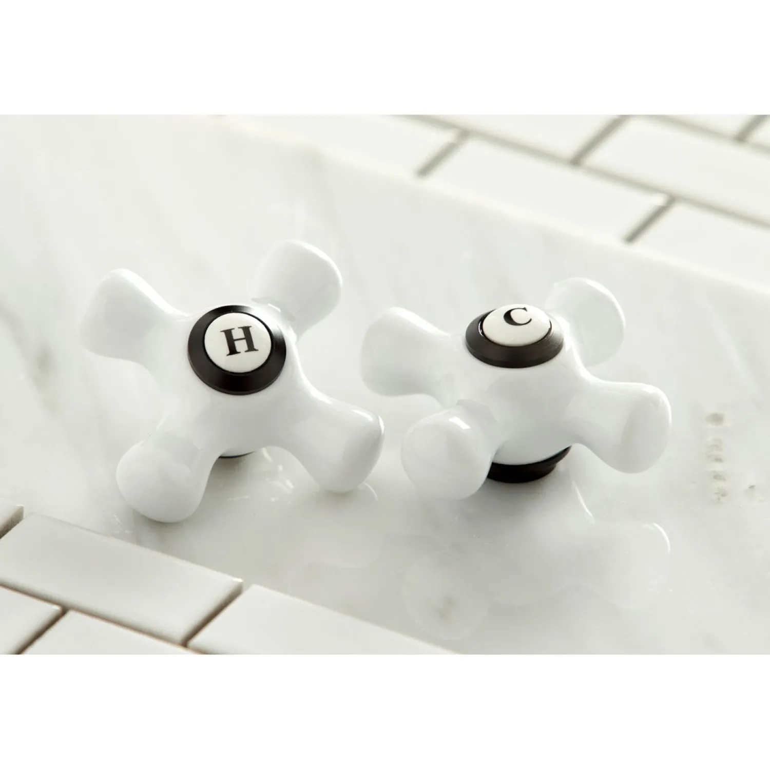 Heritage Deck Mount Widespread 3-Hole Kitchen Faucet Widespread Kitchen Faucets