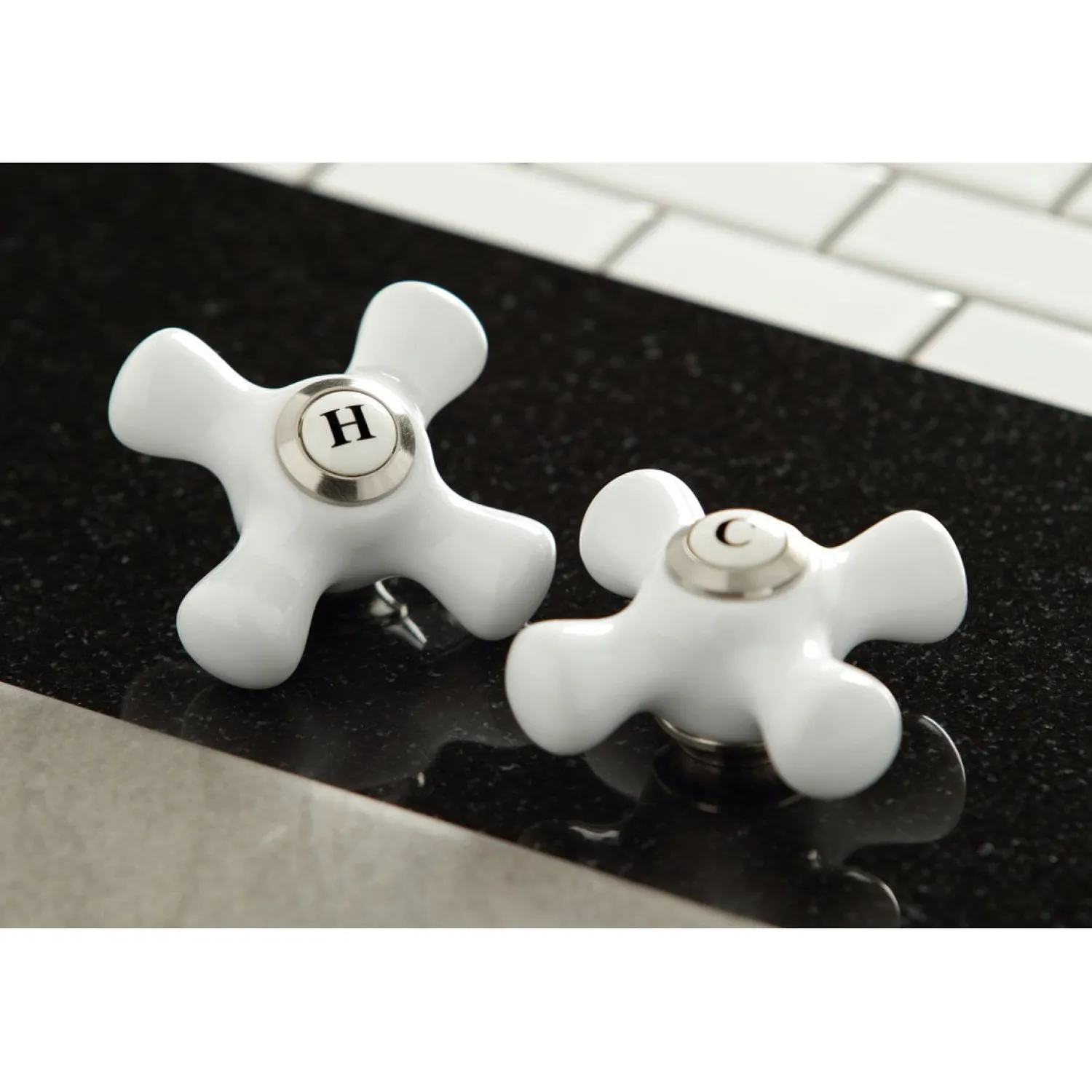 Heritage Deck Mount Widespread 3-Hole Kitchen Faucet Widespread Kitchen Faucets