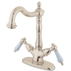 Online Heritage Deck Mount 2-Handle Vessel Sink Faucet Vessel Faucets
