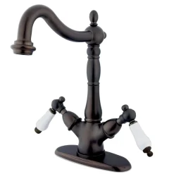 Online Heritage Deck Mount 2-Handle Vessel Sink Faucet Vessel Faucets
