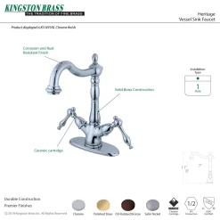 Clearance Heritage Deck Mount Vessel Sink Faucet Vessel Faucets