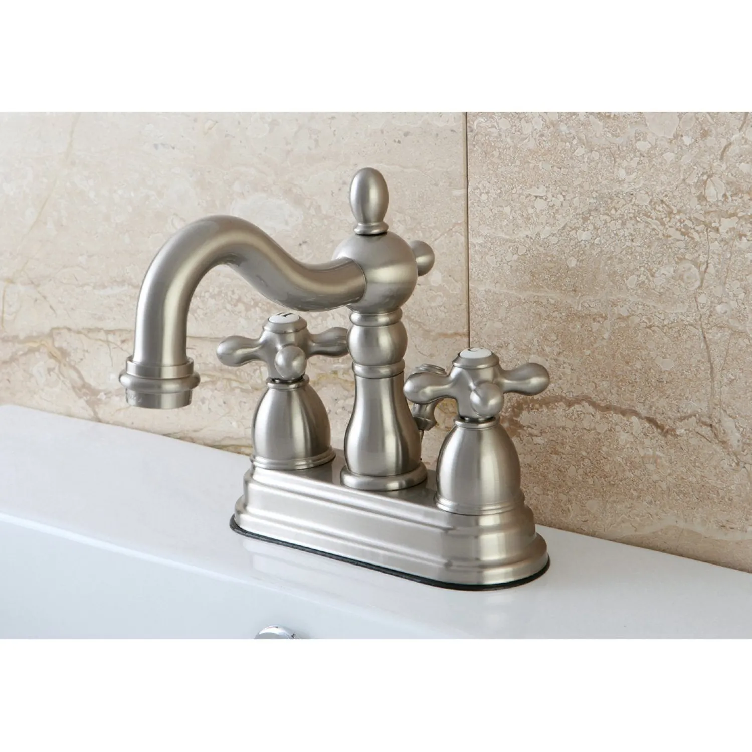 Discount Heritage Deck Mount 4-Inch Centerset Bathroom Faucet 4" Center Set