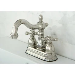 Discount Heritage Deck Mount 4-Inch Centerset Bathroom Faucet 4