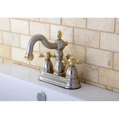Discount Heritage Deck Mount 4-Inch Centerset Bathroom Faucet 4