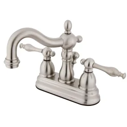 Online Heritage Deck Mount 2-Handle 4-Inch Centerset Bathroom Faucet 4" Center Set
