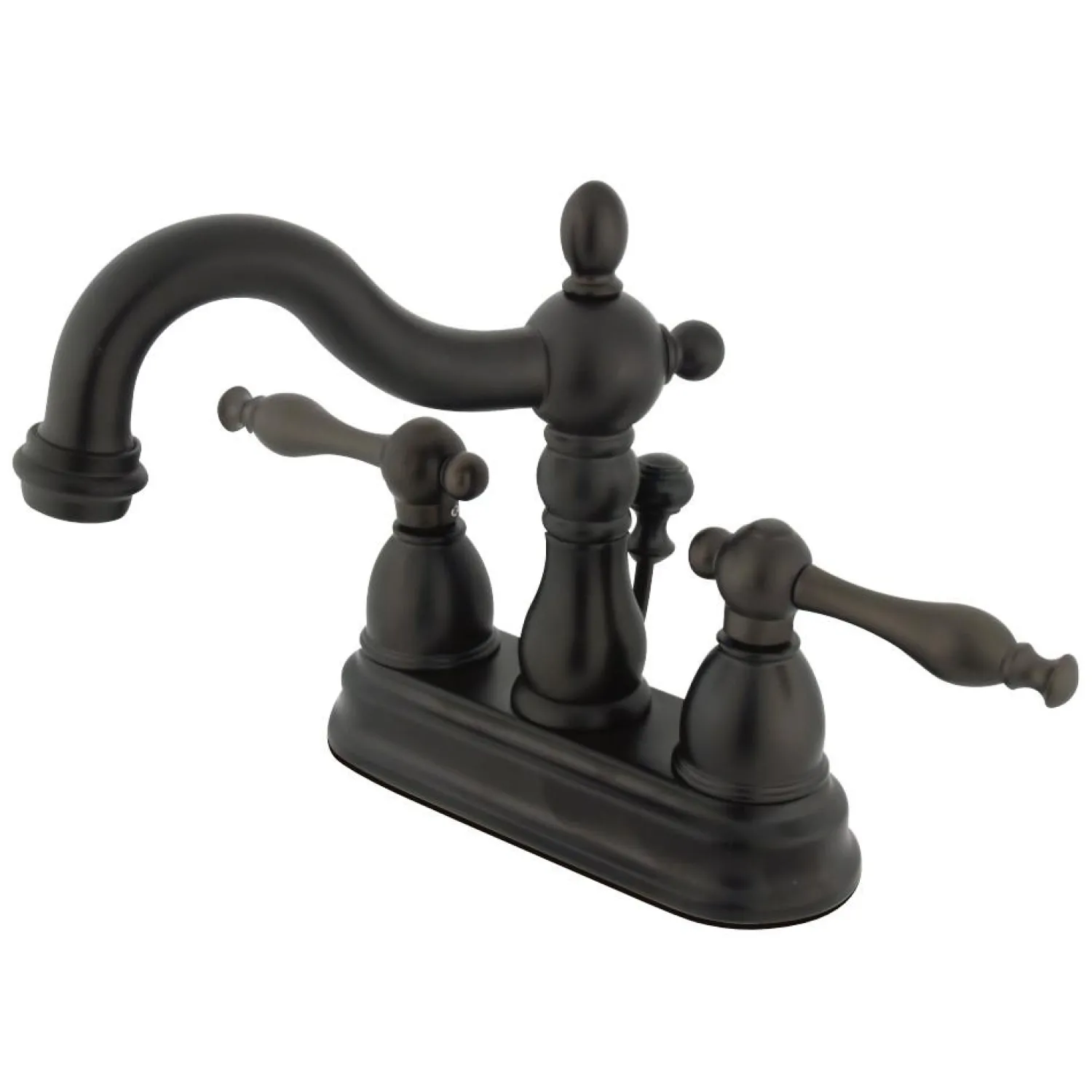 Online Heritage Deck Mount 2-Handle 4-Inch Centerset Bathroom Faucet 4" Center Set