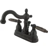 Outlet Heritage Deck Mount 4" Centerset Bathroom Faucet 4" Center Set