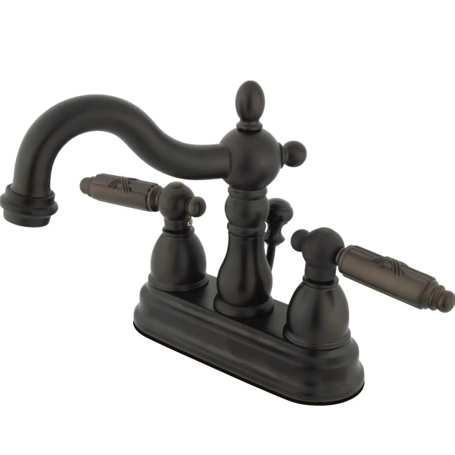 Outlet Heritage Deck Mount 4" Centerset Bathroom Faucet 4" Center Set