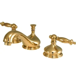 Hot Heritage Deck Mount 8-Inch Widespread 3-Hole Bathroom Faucet 8