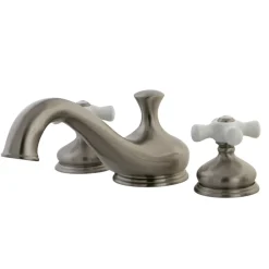 Best Heritage Deck Mount Two-Handle Roman Tub Filler Tub Faucets
