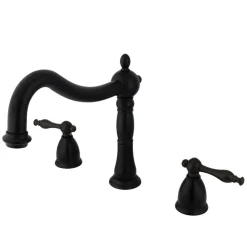 Best Heritage Deck Mount 2-Handle Roman Tub Filler Tub Faucets