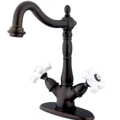 Outlet Heritage 2-Handle Deck Mount Vessel Sink Faucet Vessel Faucets