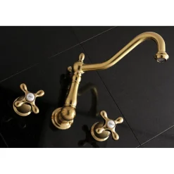 Sale Heritage 2-Handle Wall Mount Tub Filler Tub Faucets
