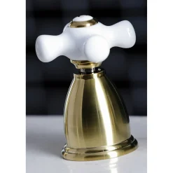 New Heritage 4-Hole Widespread Kitchen Faucet with Brass Sprayer Widespread Kitchen Faucets|Faucets With Side Spray