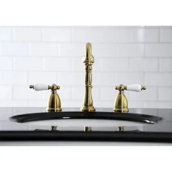 Discount Heritage 3-Hole 8-Inch Widespread Bathroom Faucet 8