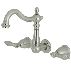 Sale Heritage 3-Hole Wall Mount Bathroom Faucet Wall Mount