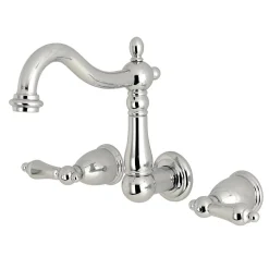 Sale Heritage 3-Hole Wall Mount Bathroom Faucet Wall Mount