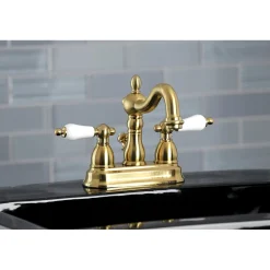 Discount Heritage 3-Hole 4-Inch Centerset Bathroom Faucet 4