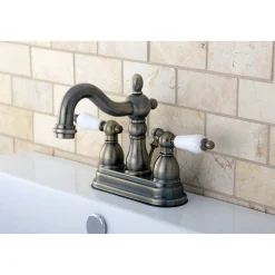 Discount Heritage 3-Hole 4-Inch Centerset Bathroom Faucet 4