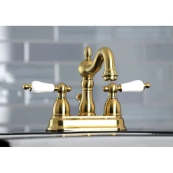 Discount Heritage 3-Hole 4-Inch Centerset Bathroom Faucet 4