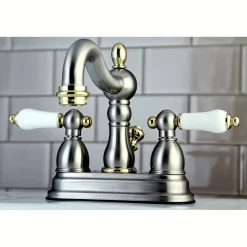 Discount Heritage 3-Hole 4-Inch Centerset Bathroom Faucet 4