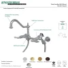 Sale Heritage 8-Inch Wall Mount Kitchen Faucet with Brass Sprayer Wall Mounted Kitchen Faucets