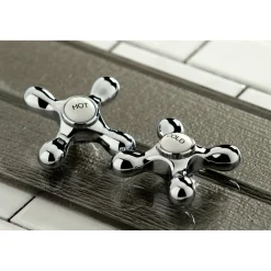 Clearance Heritage 8-Inch Wall Mount 2-Hole Kitchen Faucet Wall Mounted Kitchen Faucets