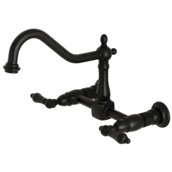 Discount Heritage 8-Inch Wall Mount Kitchen Faucet Wall Mounted Kitchen Faucets
