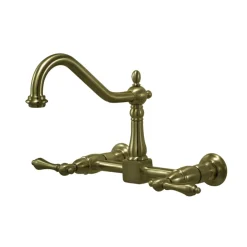Discount Heritage 8-Inch Wall Mount Kitchen Faucet Wall Mounted Kitchen Faucets