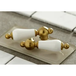 Clearance Heritage 4-Inch Centerset Deck Mount Bathroom Faucet with Pop-Up Drain Single Hole|4" Center Set