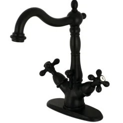 Online Heritage 4-Inch Centerset Bathroom Faucet with Pop-Up Drain Single Hole|4
