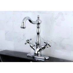 Online Heritage 4-Inch Centerset Bathroom Faucet with Pop-Up Drain Single Hole|4