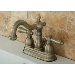 Outlet Heritage 4-Inch Centerset 3-Hole Bathroom Faucet 4" Center Set