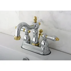 Outlet Heritage 4-Inch Centerset 3-Hole Bathroom Faucet 4