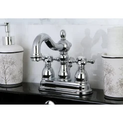Best Heritage 4-Inch Centerset Deck Mount Bathroom Faucet 4