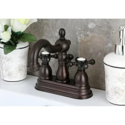 Best Heritage 4-Inch Centerset Deck Mount Bathroom Faucet 4