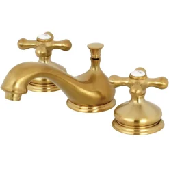 Clearance Heritage 8-Inch Widespread Deck Mount Bathroom Faucet 8